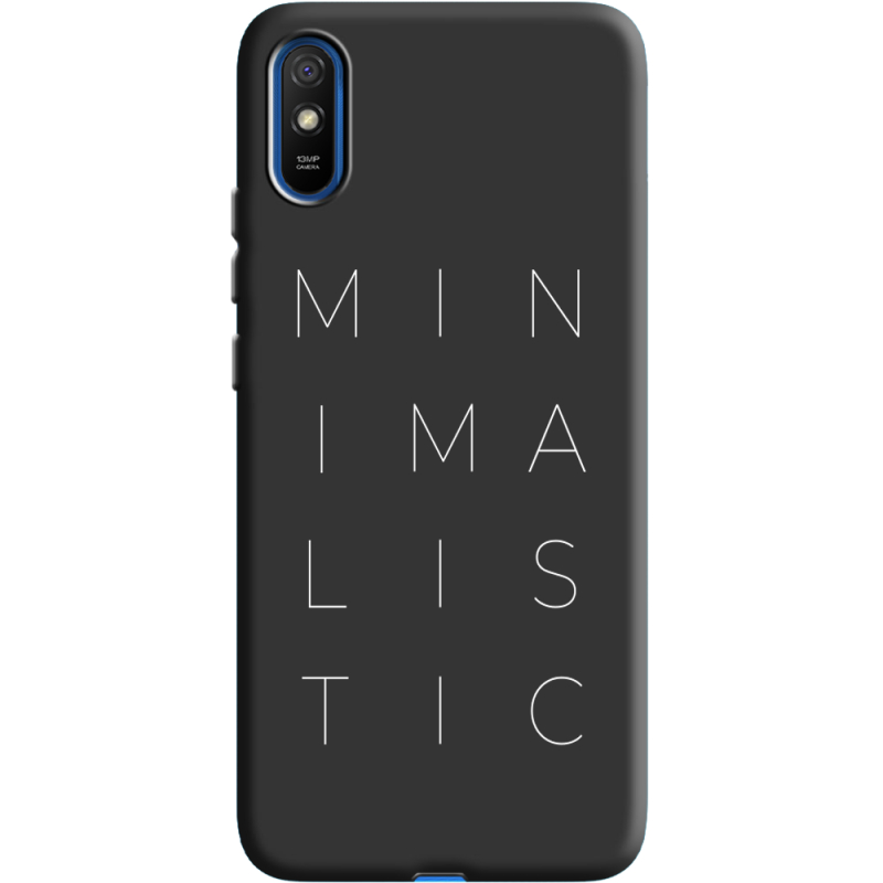 Черный чехол BoxFace Xiaomi Redmi 9A Minimalistic