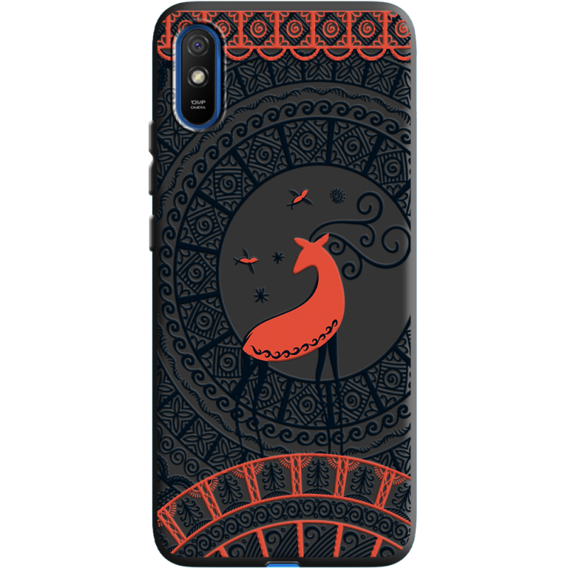 Черный чехол BoxFace Xiaomi Redmi 9A Ornament