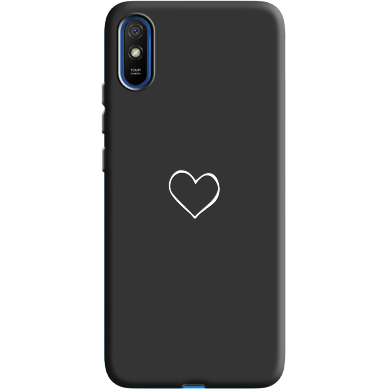 Черный чехол BoxFace Xiaomi Redmi 9A My Heart