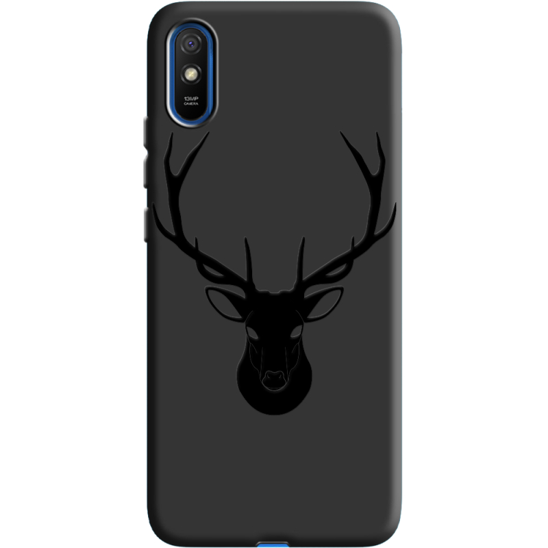 Черный чехол BoxFace Xiaomi Redmi 9A Deer