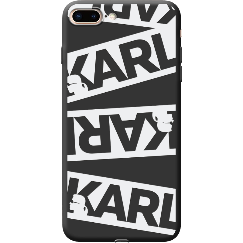 Черный чехол Uprint Apple iPhone 7/8 Plus White Karl