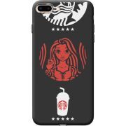 Черный чехол Uprint Apple iPhone 7/8 Plus RedWhite Coffee