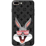 Черный чехол Uprint Apple iPhone 7/8 Plus looney bunny