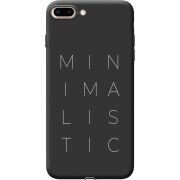 Черный чехол Uprint Apple iPhone 7/8 Plus Minimalistic