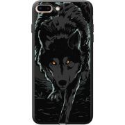 Черный чехол Uprint Apple iPhone 7/8 Plus Wolf