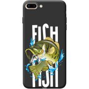 Черный чехол Uprint Apple iPhone 7/8 Plus Fish