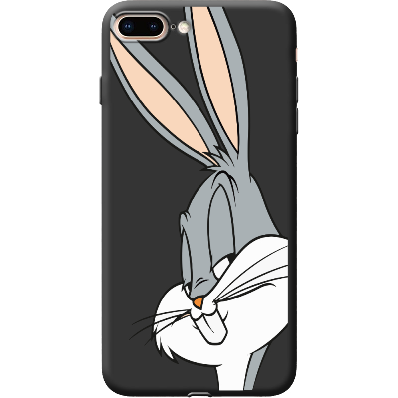 Черный чехол Uprint Apple iPhone 7/8 Plus Lucky Rabbit