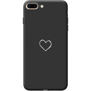 Черный чехол Uprint Apple iPhone 7/8 Plus My Heart