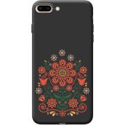 Черный чехол Uprint Apple iPhone 7/8 Plus Ukrainian Ornament