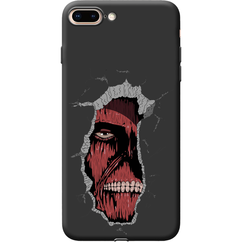Черный чехол Uprint Apple iPhone 7/8 Plus Нападение на Титана