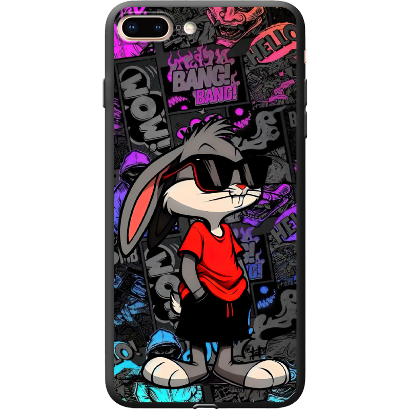 Черный чехол Uprint Apple iPhone 7/8 Plus Малий вухань