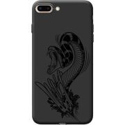 Черный чехол Uprint Apple iPhone 7/8 Plus Snake