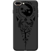 Черный чехол Uprint Apple iPhone 7/8 Plus Hugin and Munin