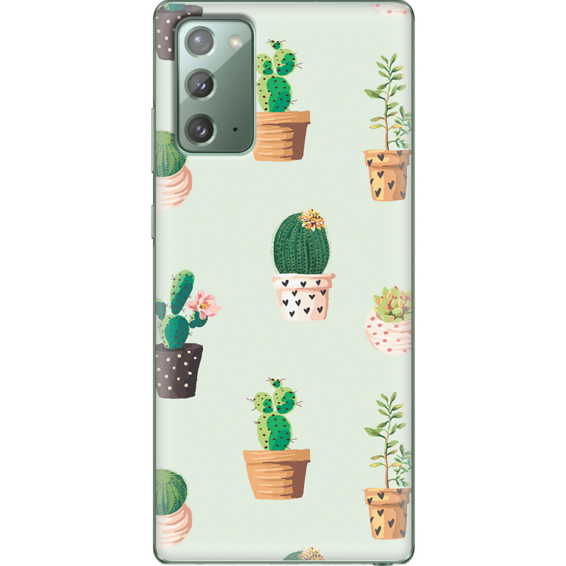 Чехол BoxFace Samsung N980 Galaxy Note 20 L-green Cacti