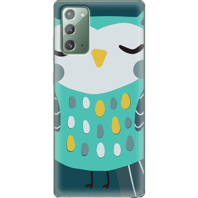 Чехол BoxFace Samsung N980 Galaxy Note 20 Green Owl