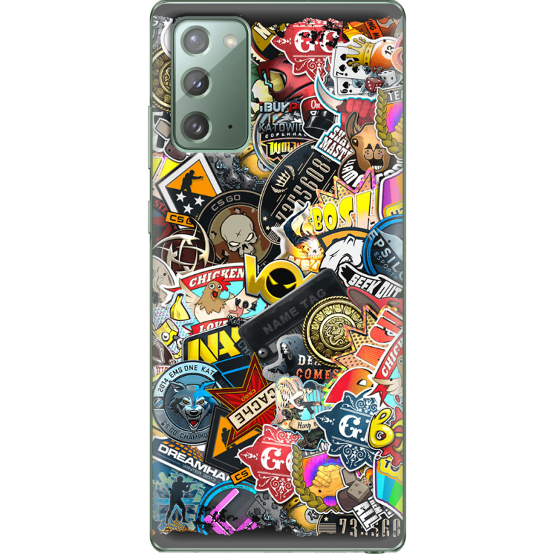 Чехол BoxFace Samsung N980 Galaxy Note 20 CS:Go Stickerbombing