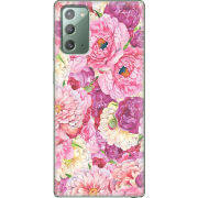 Чехол BoxFace Samsung N980 Galaxy Note 20 Pink Peonies