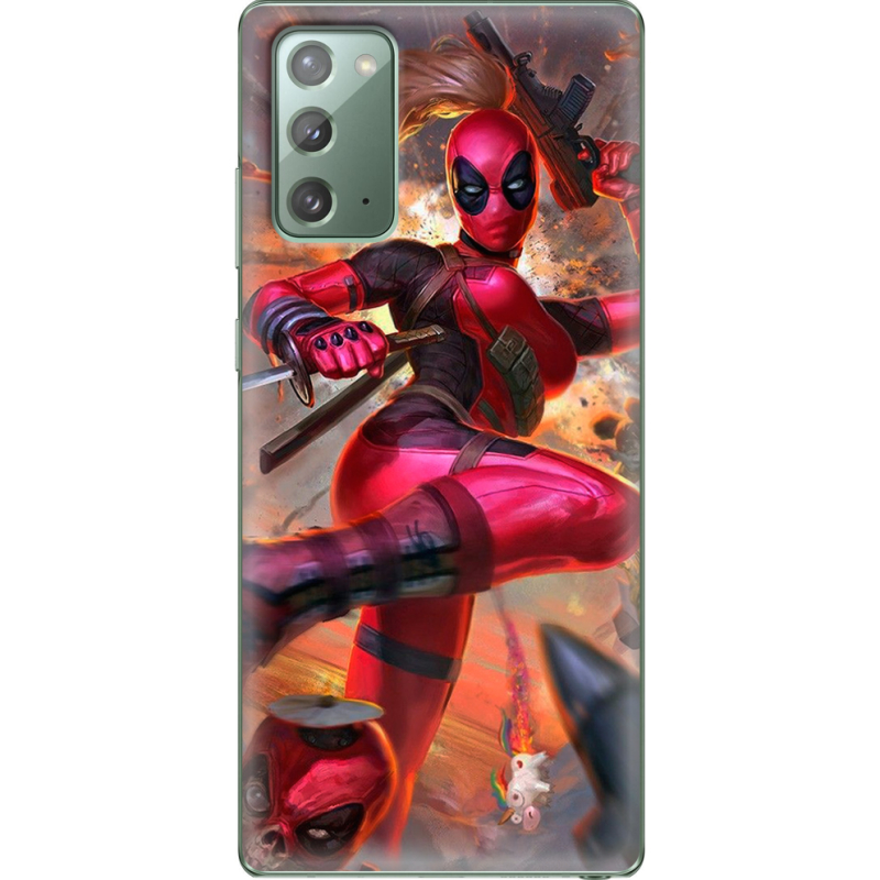 Чехол BoxFace Samsung N980 Galaxy Note 20 Woman Deadpool