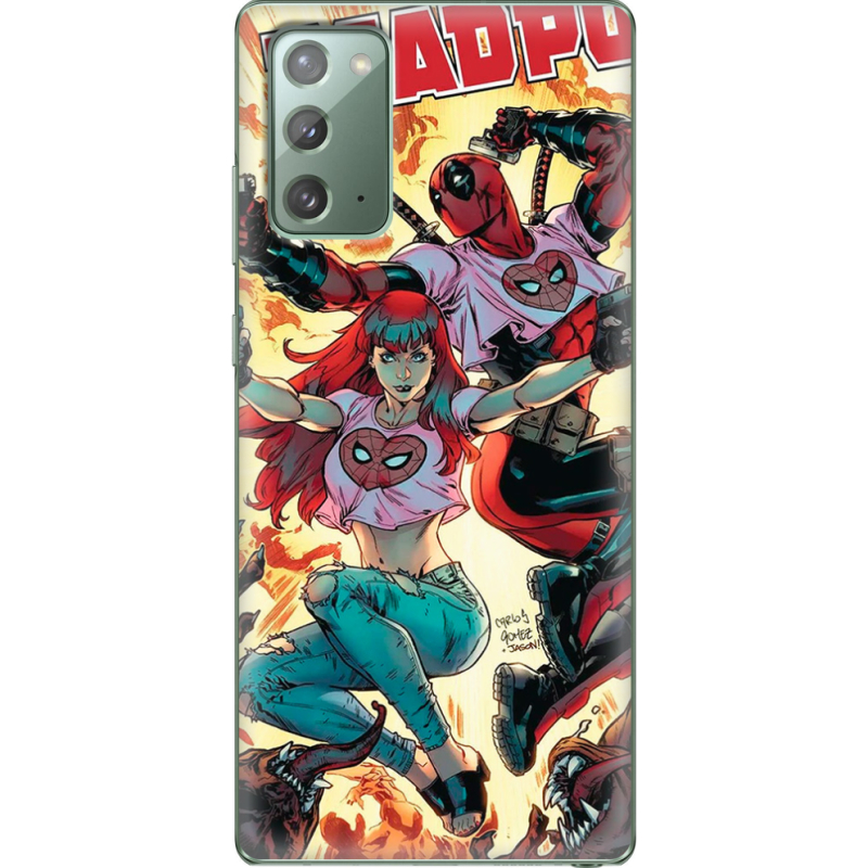 Чехол BoxFace Samsung N980 Galaxy Note 20 Deadpool and Mary Jane