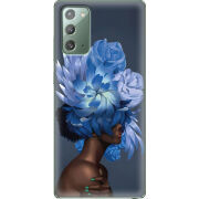 Чехол BoxFace Samsung N980 Galaxy Note 20 Exquisite Blue Flowers