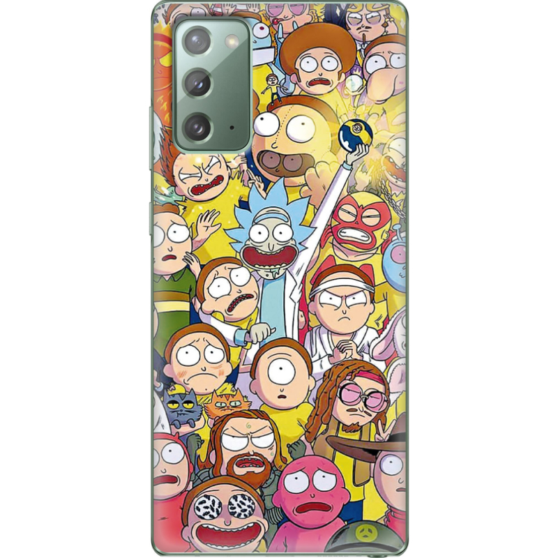 Чехол BoxFace Samsung N980 Galaxy Note 20 Rick and Morty