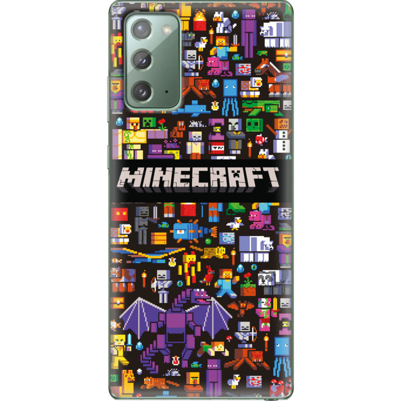 Чехол BoxFace Samsung N980 Galaxy Note 20 Minecraft Mobbery