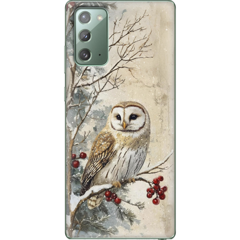 Чехол BoxFace Samsung N980 Galaxy Note 20 Christmas Owl