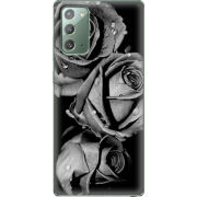 Чехол BoxFace Samsung N980 Galaxy Note 20 Black and White Roses