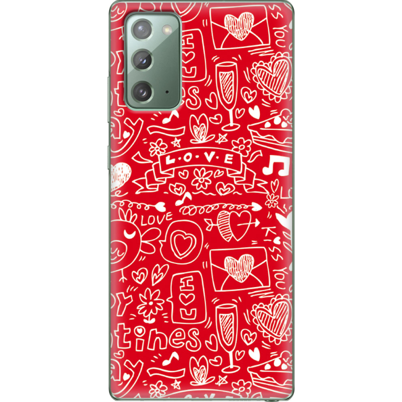 Чехол BoxFace Samsung N980 Galaxy Note 20 Happy Valentines