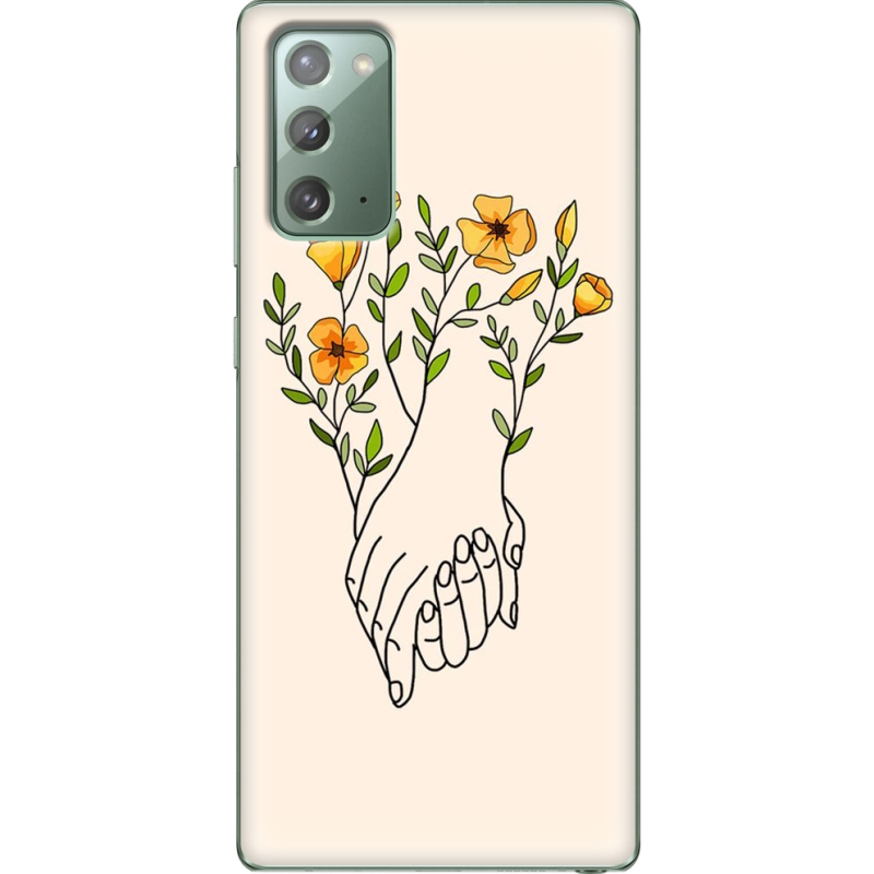 Чехол BoxFace Samsung N980 Galaxy Note 20 Flower Hands