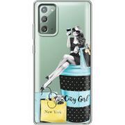 Прозрачный чехол BoxFace Samsung N980 Galaxy Note 20 City Girl