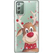 Прозрачный чехол BoxFace Samsung N980 Galaxy Note 20 Winter Deer