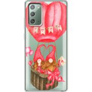 Прозрачный чехол BoxFace Samsung N980 Galaxy Note 20 Valentine Dwarfs