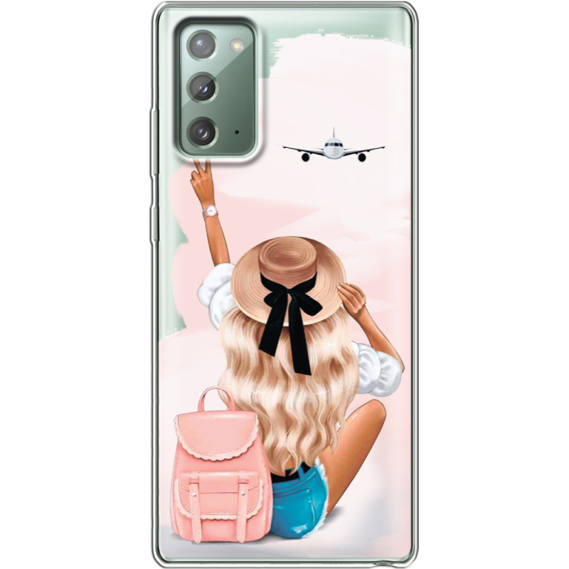 Прозрачный чехол BoxFace Samsung N980 Galaxy Note 20 Travel Girl