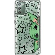 Прозрачный чехол BoxFace Samsung N980 Galaxy Note 20 Baby Yoda