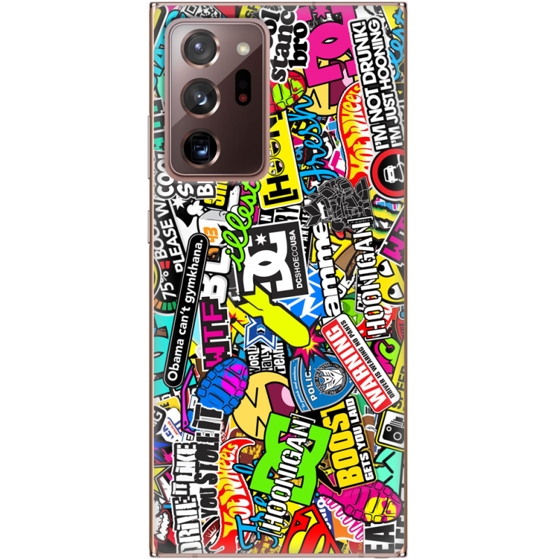 Чехол BoxFace Samsung N985 Galaxy Note 20 Ultra Multicolored Inscriptions