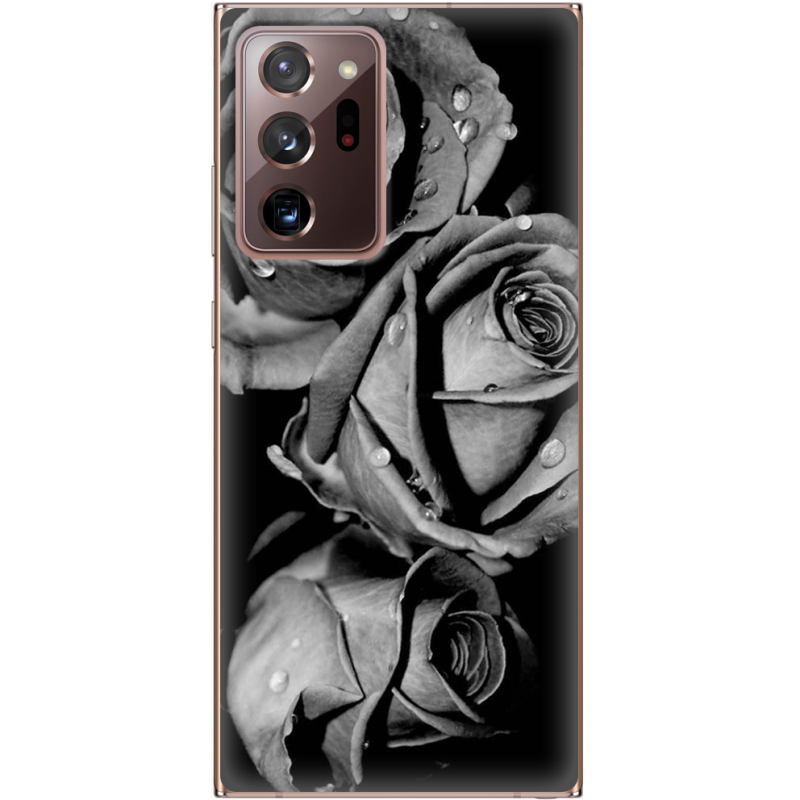 Чехол BoxFace Samsung N985 Galaxy Note 20 Ultra Black and White Roses