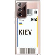 Прозрачный чехол BoxFace Samsung N985 Galaxy Note 20 Ultra Ticket Kiev