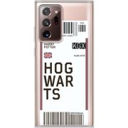 Прозрачный чехол BoxFace Samsung N985 Galaxy Note 20 Ultra Ticket Hogwarts