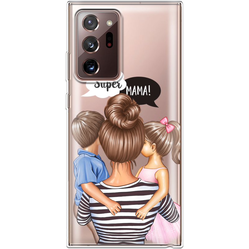 Прозрачный чехол BoxFace Samsung N985 Galaxy Note 20 Ultra Super Mama