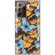 Прозрачный чехол BoxFace Samsung N985 Galaxy Note 20 Ultra Butterfly Morpho