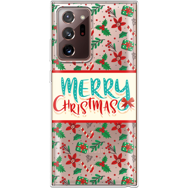 Прозрачный чехол BoxFace Samsung N985 Galaxy Note 20 Ultra Vintage Christmas Pattern