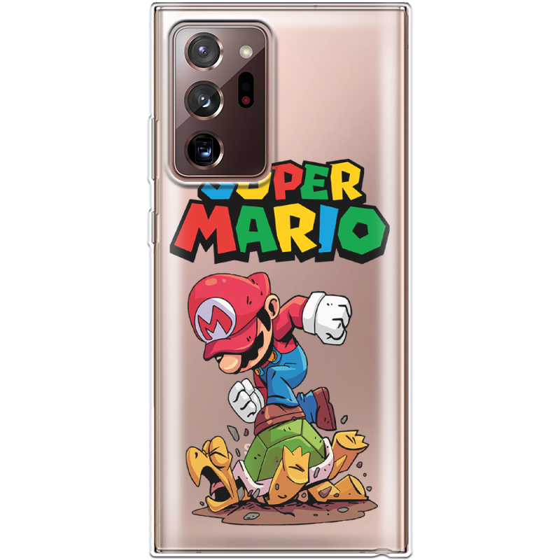 Прозрачный чехол BoxFace Samsung N985 Galaxy Note 20 Ultra Super Mario