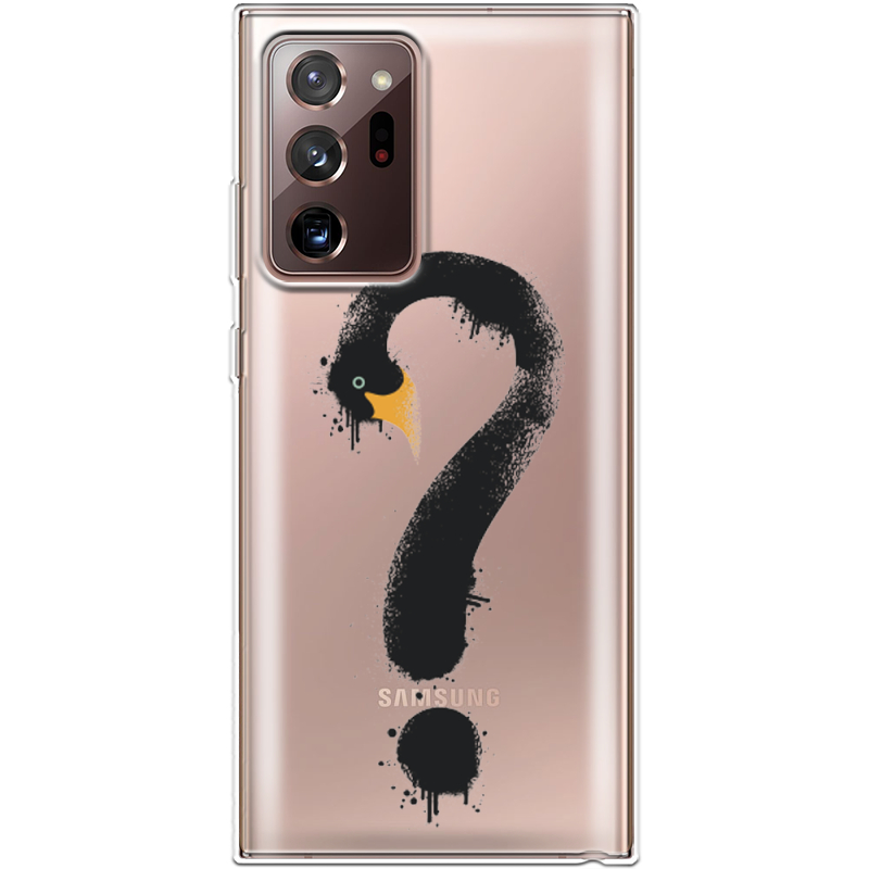 Прозрачный чехол BoxFace Samsung N985 Galaxy Note 20 Ultra Swan question