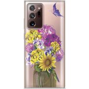 Прозрачный чехол BoxFace Samsung N985 Galaxy Note 20 Ultra My Bouquet