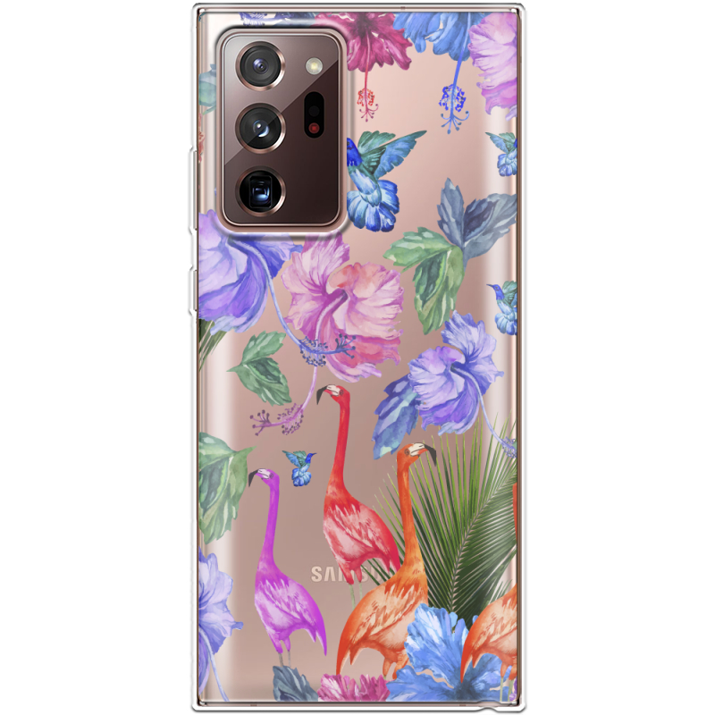 Прозрачный чехол BoxFace Samsung N985 Galaxy Note 20 Ultra Flamingo