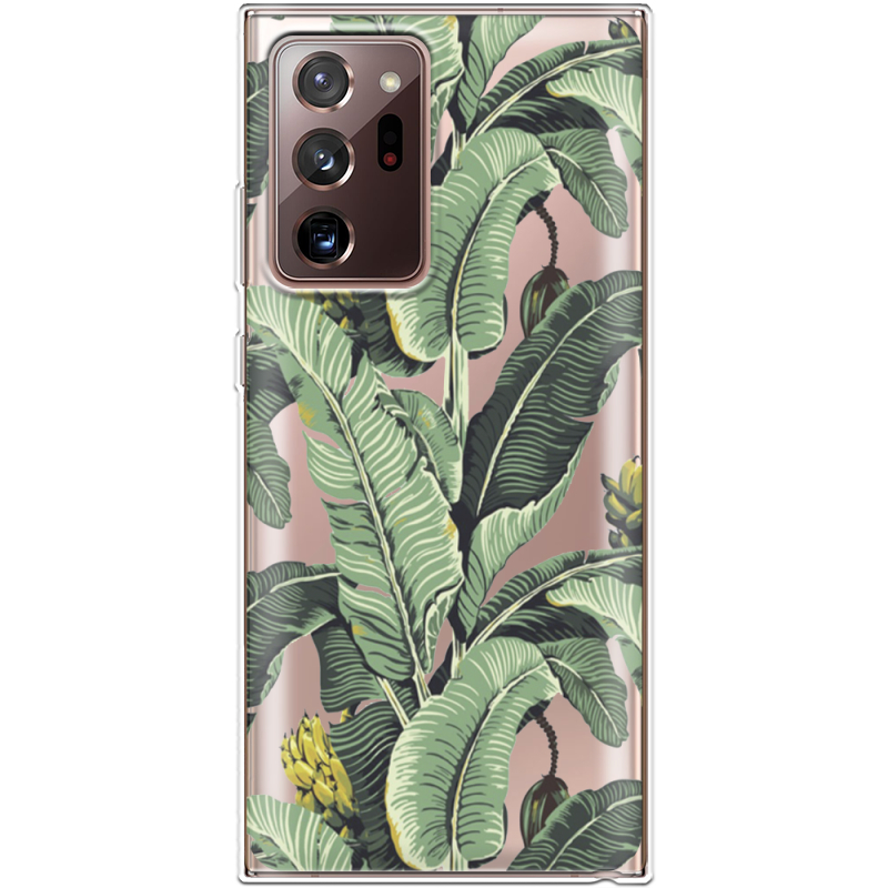 Прозрачный чехол BoxFace Samsung N985 Galaxy Note 20 Ultra Banana Leaves