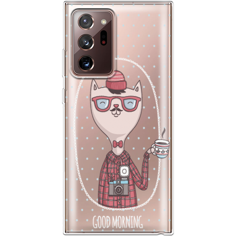 Прозрачный чехол BoxFace Samsung N985 Galaxy Note 20 Ultra Good Morning