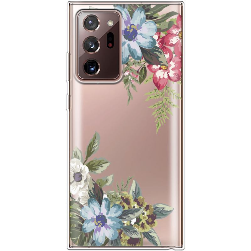 Прозрачный чехол BoxFace Samsung N985 Galaxy Note 20 Ultra Floral