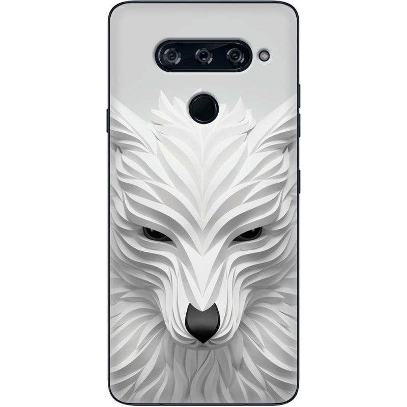 Чехол BoxFace LG V40 ThinQ White Wolf